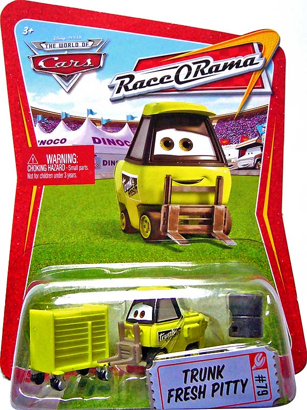 Trunk Fresh pitty from the Race O Rama series, Mattel 1:55 diecast on its card