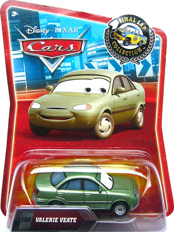 Valerie Veate from the Final Lap series, Mattel 1:55 diecast on its card
