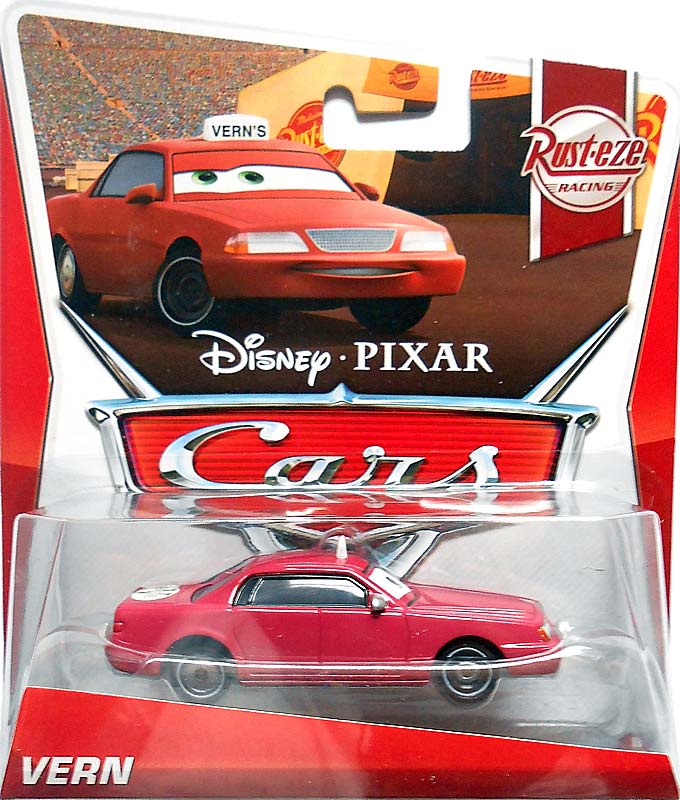 Vern (variant unibody) from the WGP series, Mattel 1:55 diecast on its card