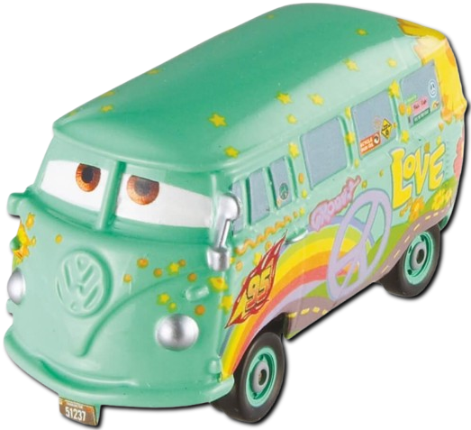 Race Team Fillmore (variant), Mattel 1:55 diecast out of the package
