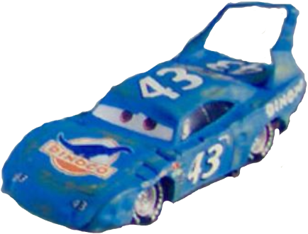 Race Damaged King (lenticular), Mattel 1:55 diecast out of the package