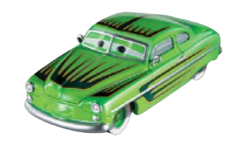 Edwin Kranks (unibody variant), Mattel 1:55 diecast out of the package