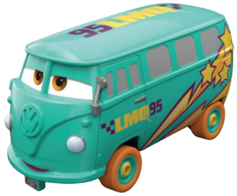 Fillmore (Race to Celebrate), Mattel 1:55 diecast out of the package