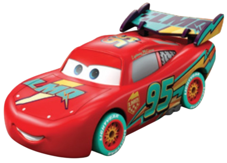 Lightning McQueen (Lights & Sounds), Mattel 1:55 diecast out of the package
