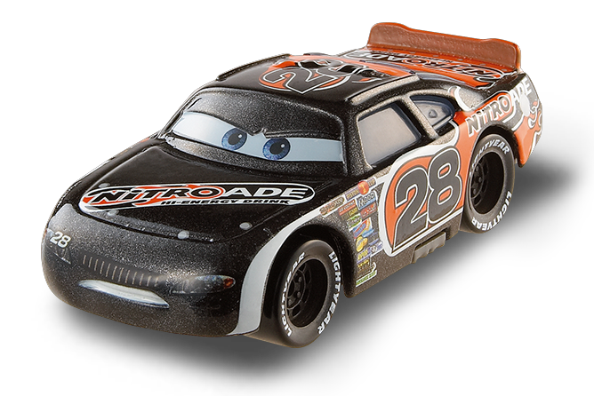 Nitroade (lenticular v1), Mattel 1:55 diecast out of the package