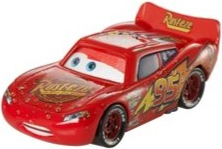 Wet Lightning McQueen (lenticular), Mattel 1:55 diecast out of the package