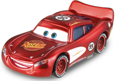 Radiator Springs Lightning McQueen (variant) out of the package