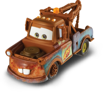 Race Team Mater out of the package