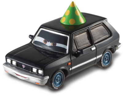 Alexander Hugo with Party Hat out of the package