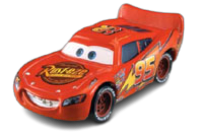 Bug Mouth McQueen out of the package
