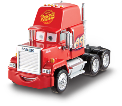 Cars 3 Mack out of the package