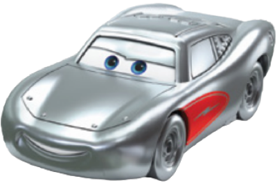 Cruisin' Lightning McQueen (Disney 100) out of the package