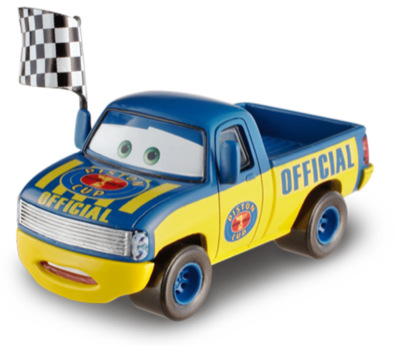 Dexter Hoover with Checkered Flag (lenticular) out of the package