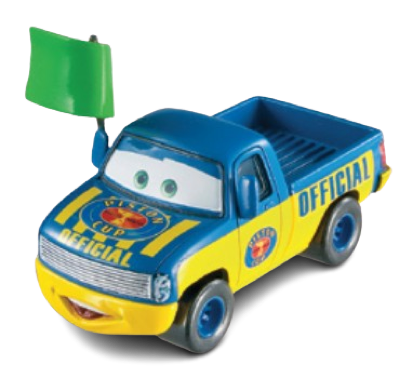 Dexter Hoover (green flag) out of the package