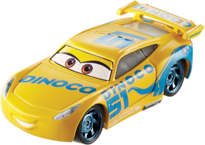 Dinoco Cruz Ramirez (first version) out of the package