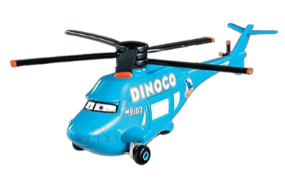 Dinoco Helicopter out of the package