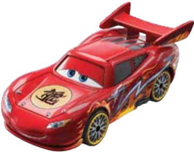 Dragon Lightning McQueen out of the package