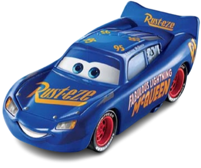 Fabulous Lightning McQueen out of the package