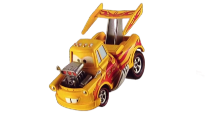 Funny Car Mater out of the package