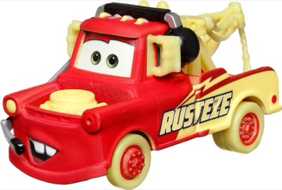 Glow Racer Mater out of the package