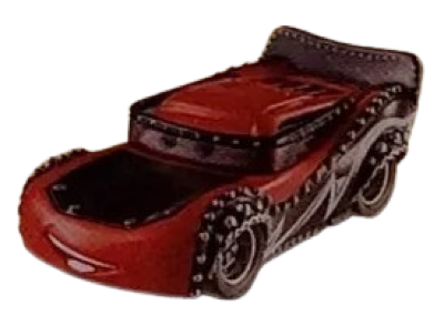 Heavy Metal Lightning McQueen out of the package