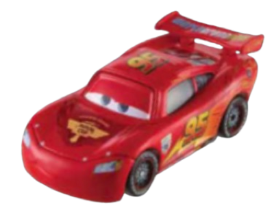 Ka-Ciao Lightning McQueen out of the package