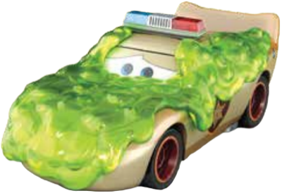 Lightning McQueen Deputy Hazard out of the package