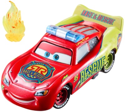 Lightning McQueen (Race & Rescue 2026) out of the package