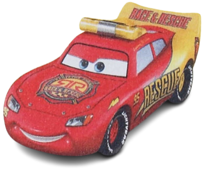 Lightning McQueen (Race & Rescue) out of the package