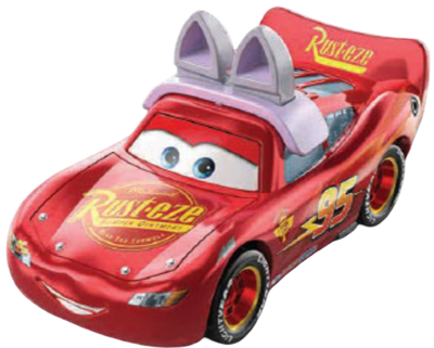 Lightning McQueen as Easter Buggy out of the package