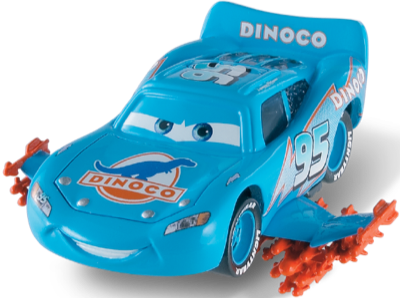 Lightning Storm McQueen out of the package