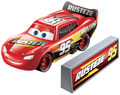 Lightning McQueen (Nascar) out of the package