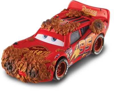 Nature Drive Lightning McQueen out of the package