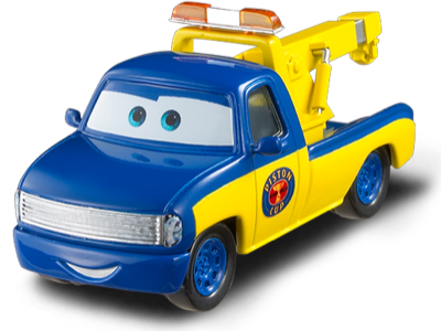 Race Tow Truck Tom (lenticular) out of the package