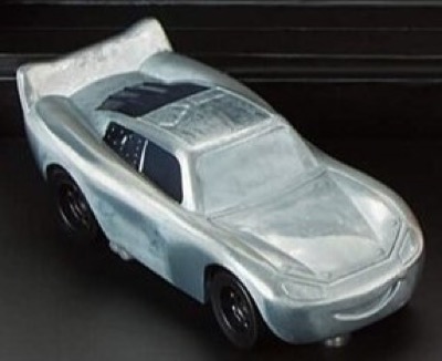 Raw Die-Cast Lightning McQueen out of the package