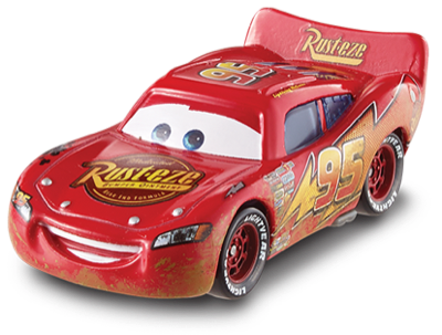 Road Repair Lightning McQueen (variant) out of the package