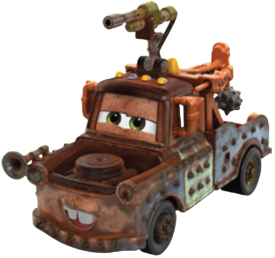 Road Rumbler Mater out of the package