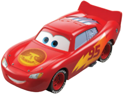 Road Trip Lightning McQueen out of the package