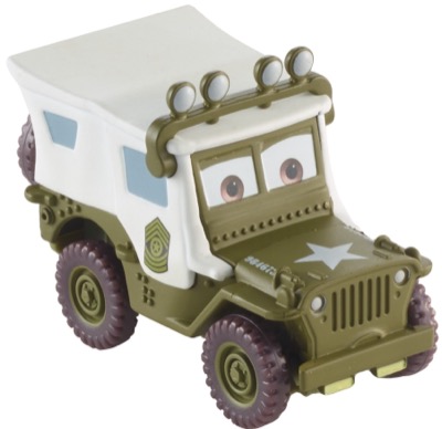 Sarge with Roof Lights out of the package