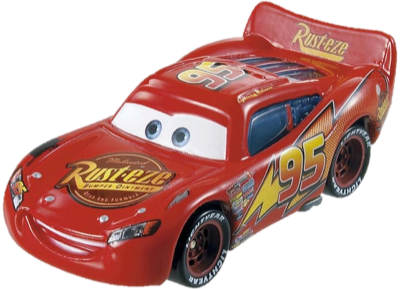 Tar Lightning McQueen out of the package
