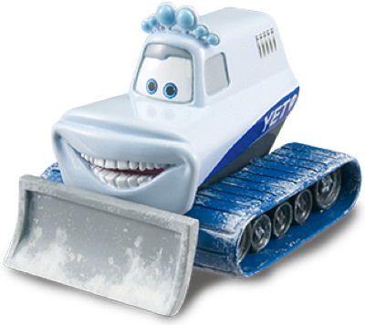 Yeti, the Abominable Snowplow (lenticular) out of the package