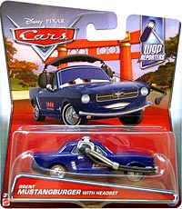 Brent Mustangburger with Headset on its card