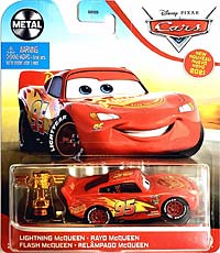 Cars 3 Lightning McQueen on its card