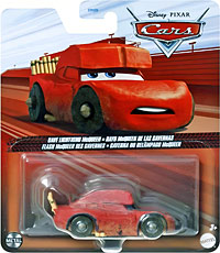 Cave Lightning McQueen on its card