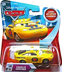 Charlie Checker (red taillights) on its card