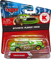 Chick Hicks (rubber tires) on its card