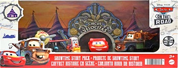 Circus Stunt Biplane on its card