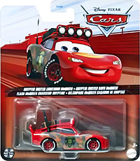 Cryptid Buster Lightning McQueen on its card