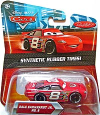 Dale Earnhardt, Jr (rubber tires) on its card
