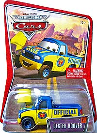 Dexter Hoover (yellow flag) on its card